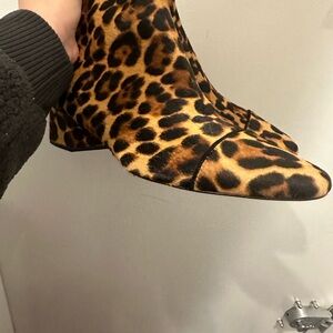 Jcrew roxie cap toe calf hair brand new sold out shoes. 8.5